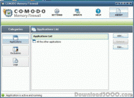 Comodo Memory Firewall screenshot